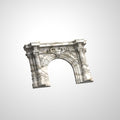Ornate Fireplace Arch Mold