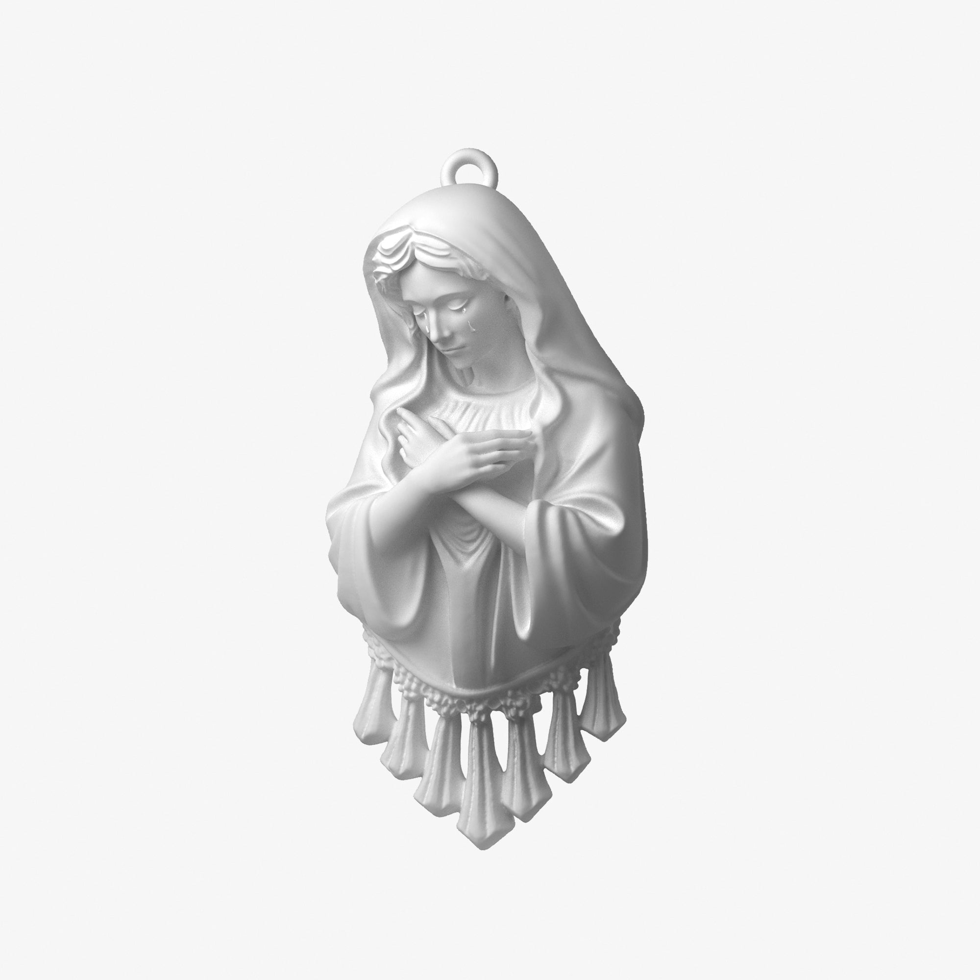 3D Our Lady's Tears Resin Mold