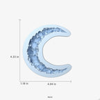 Crystal Crescent Moon Mold