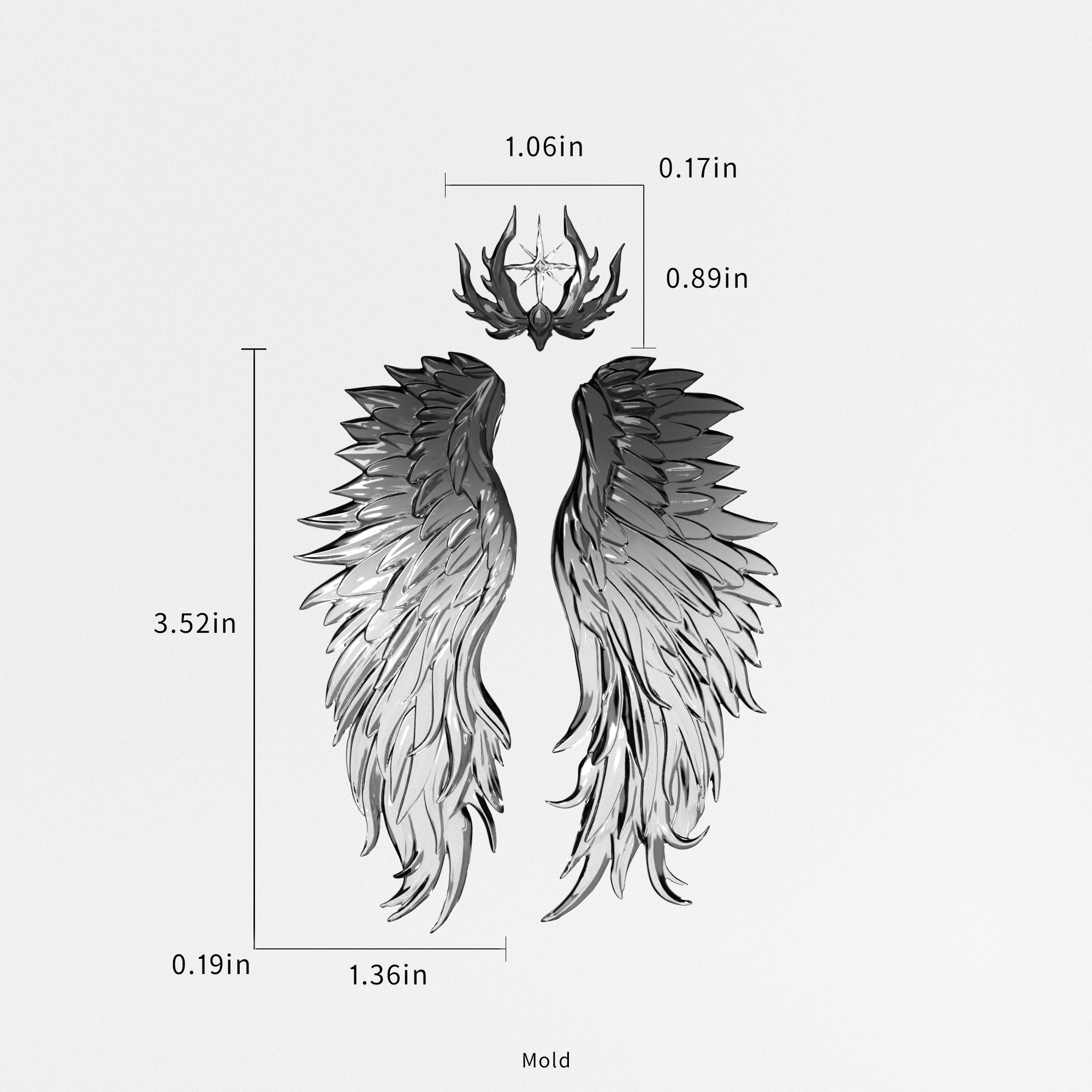 Divine Angel Wing Set Mold