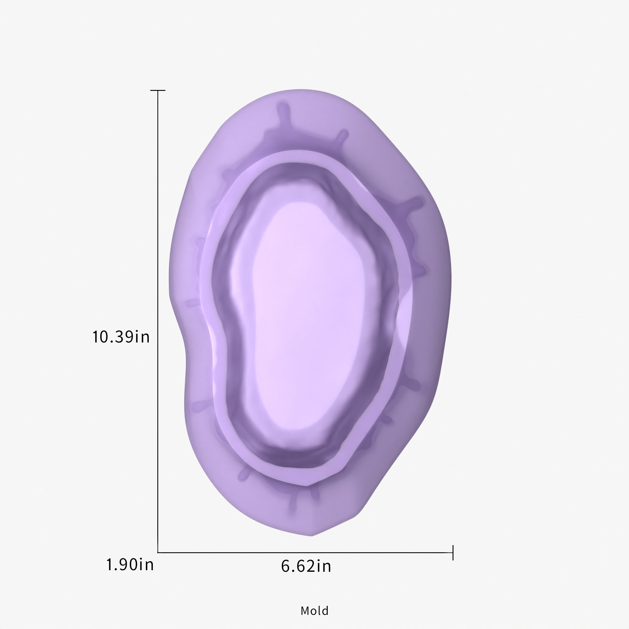 Oval Water Splash Tray Mold