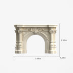 Ornate Fireplace Arch Mold