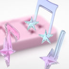 Star Guitar & Music Note Epoxy Resin Mold Set