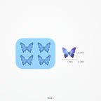 3D Butterfly Resin Mold Set