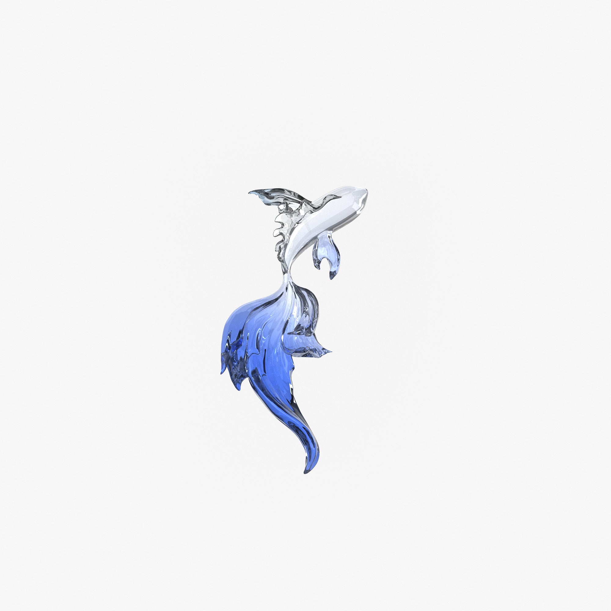 Flowing Tail Koi Fish Silicone Mold