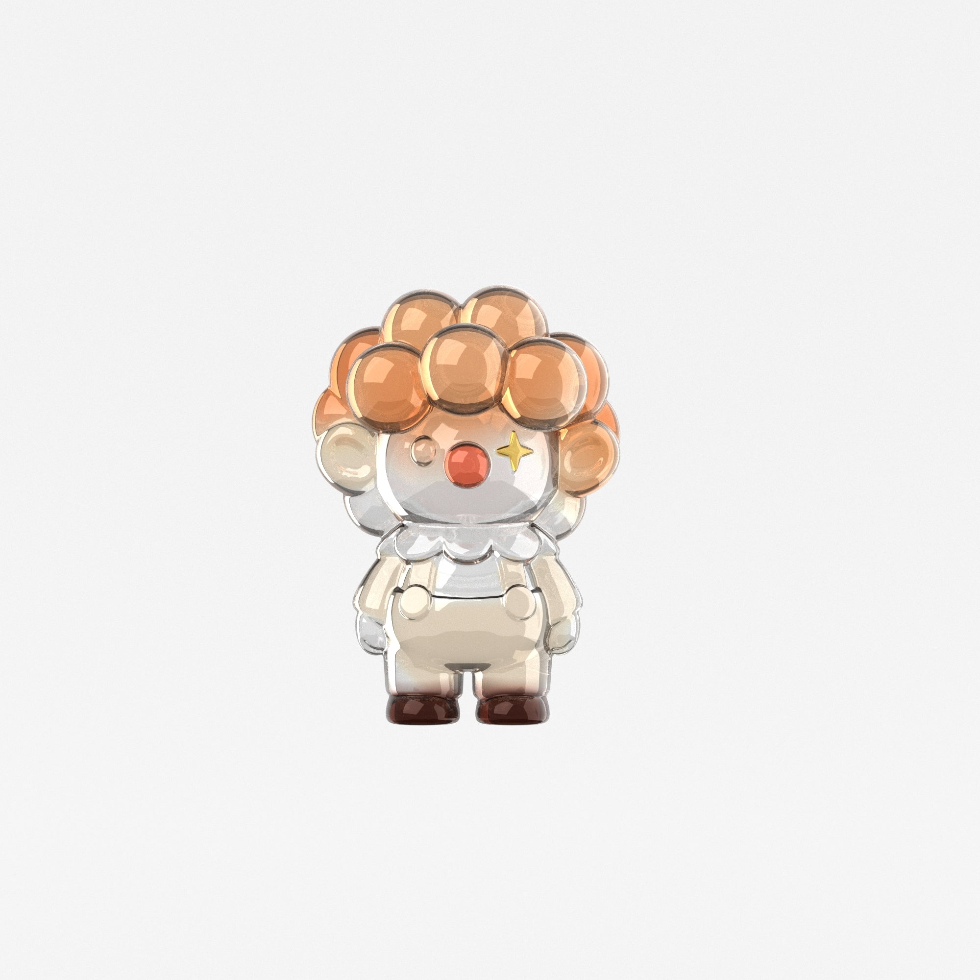 3D Cute Clown Resin Silicone Mold