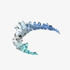 Crystal Crescent Moon Mold