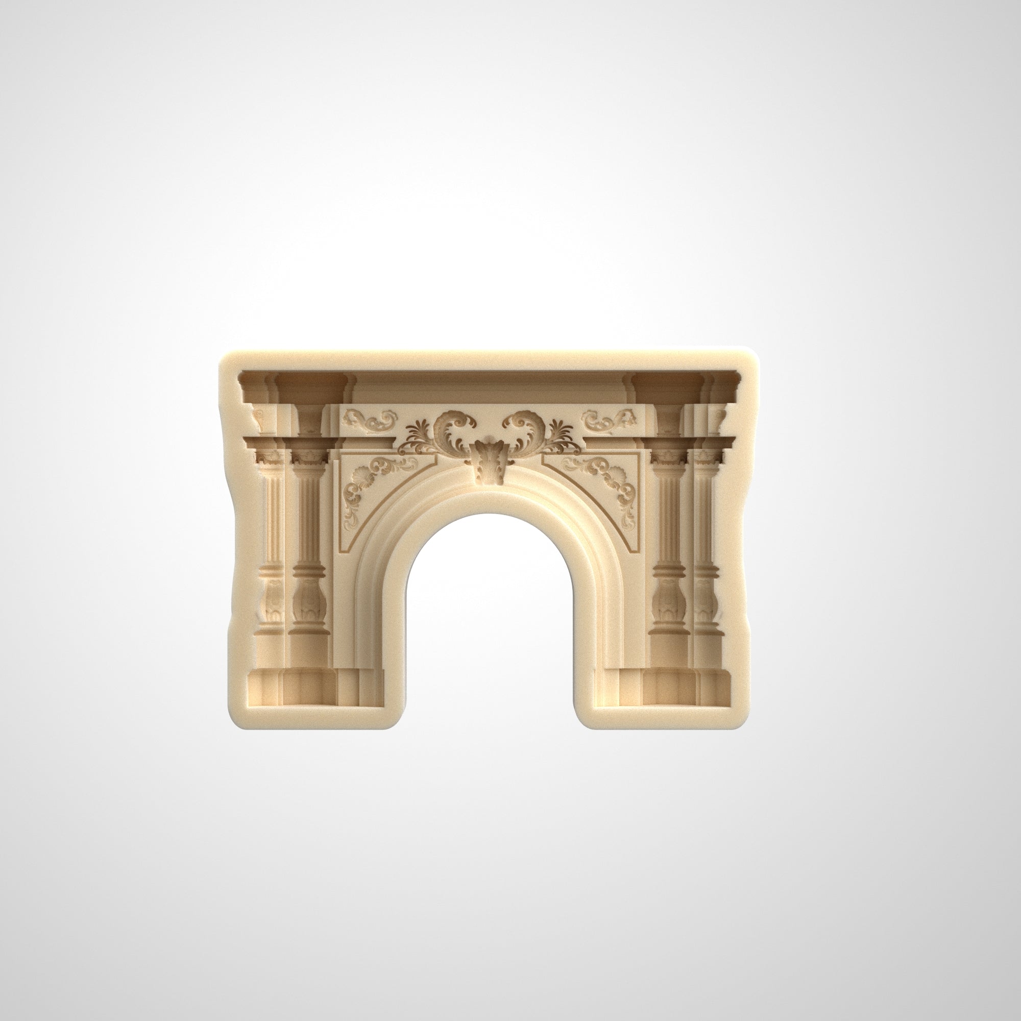 Ornate Fireplace Arch Mold