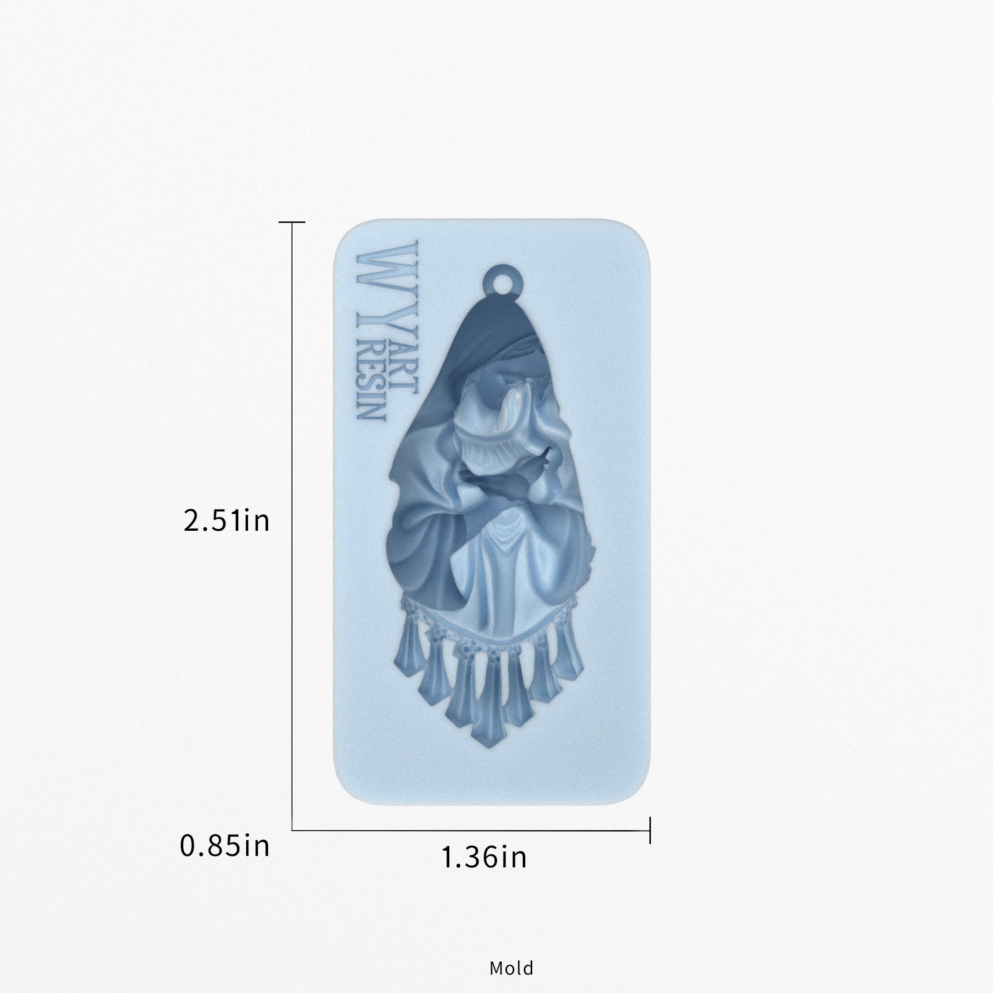3D Our Lady's Tears Resin Mold