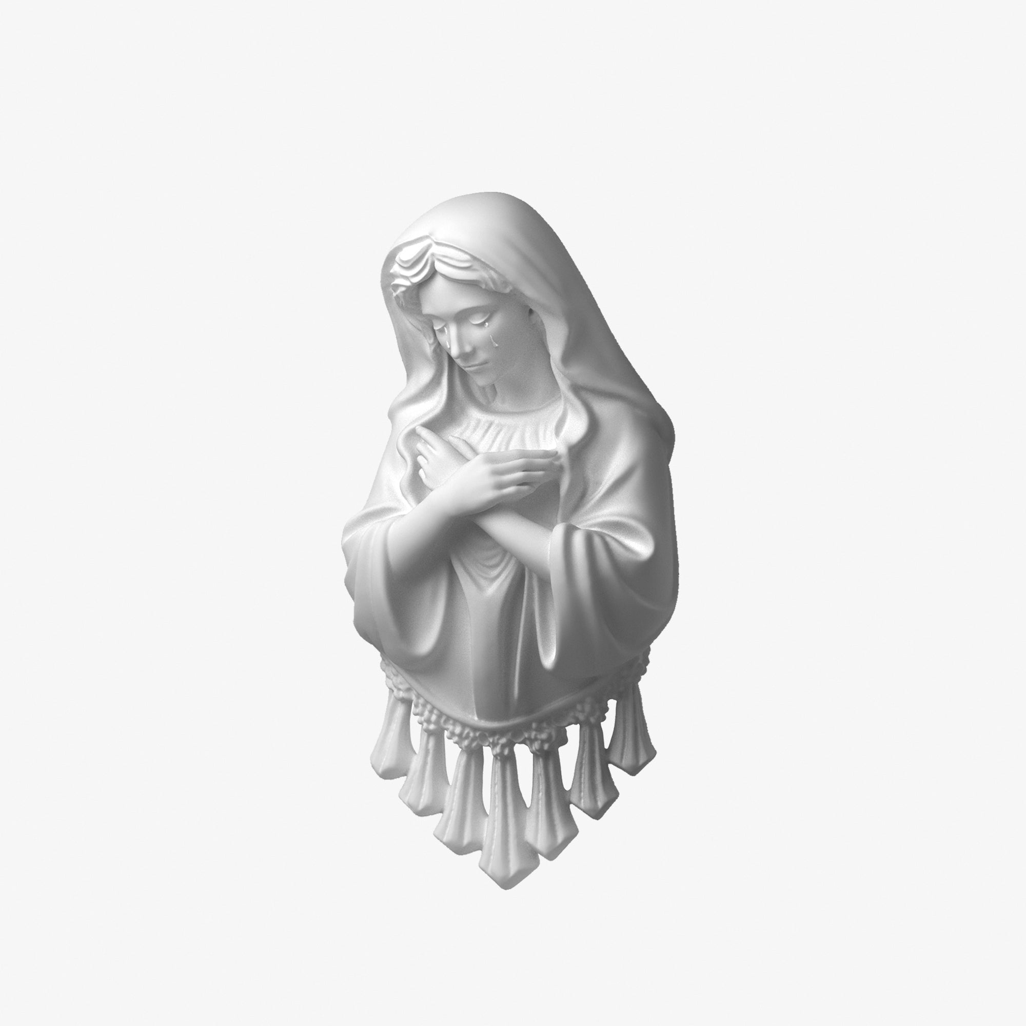 3D Our Lady's Tears Resin Mold