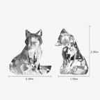 Faceted Fox Epoxy Resin Mold
