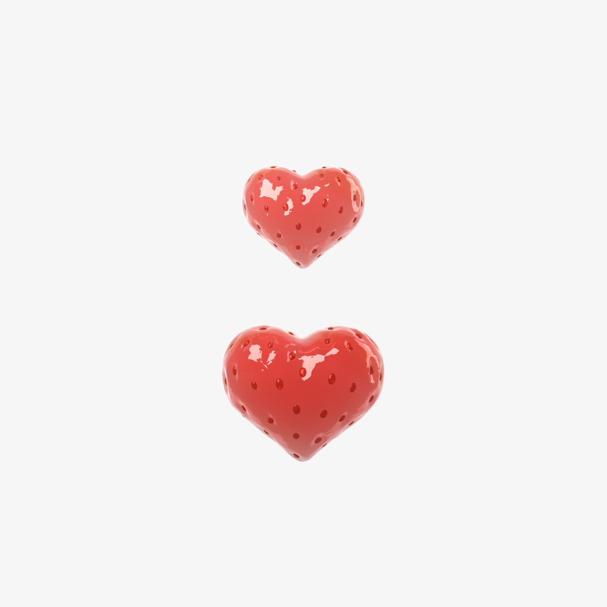 Heart-Shaped Strawberry Mold