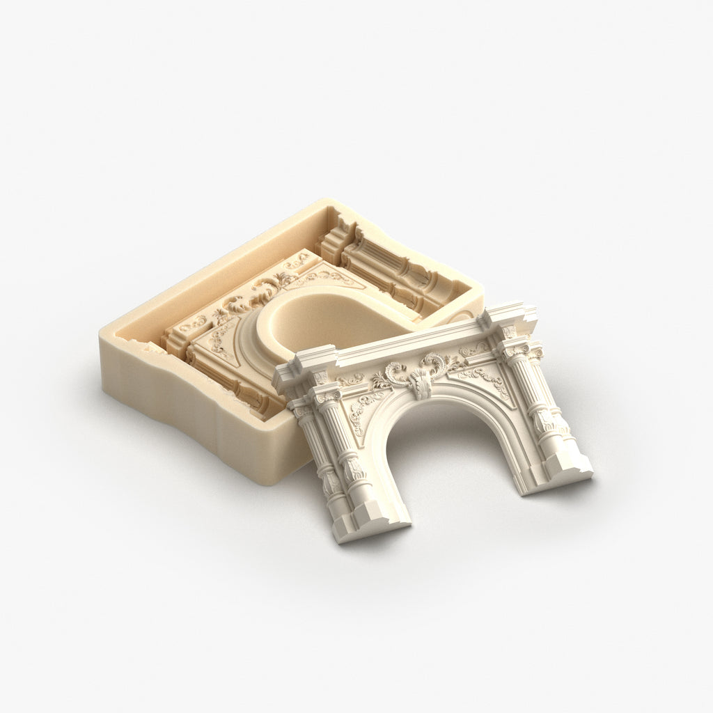 Ornate Fireplace Arch Mold