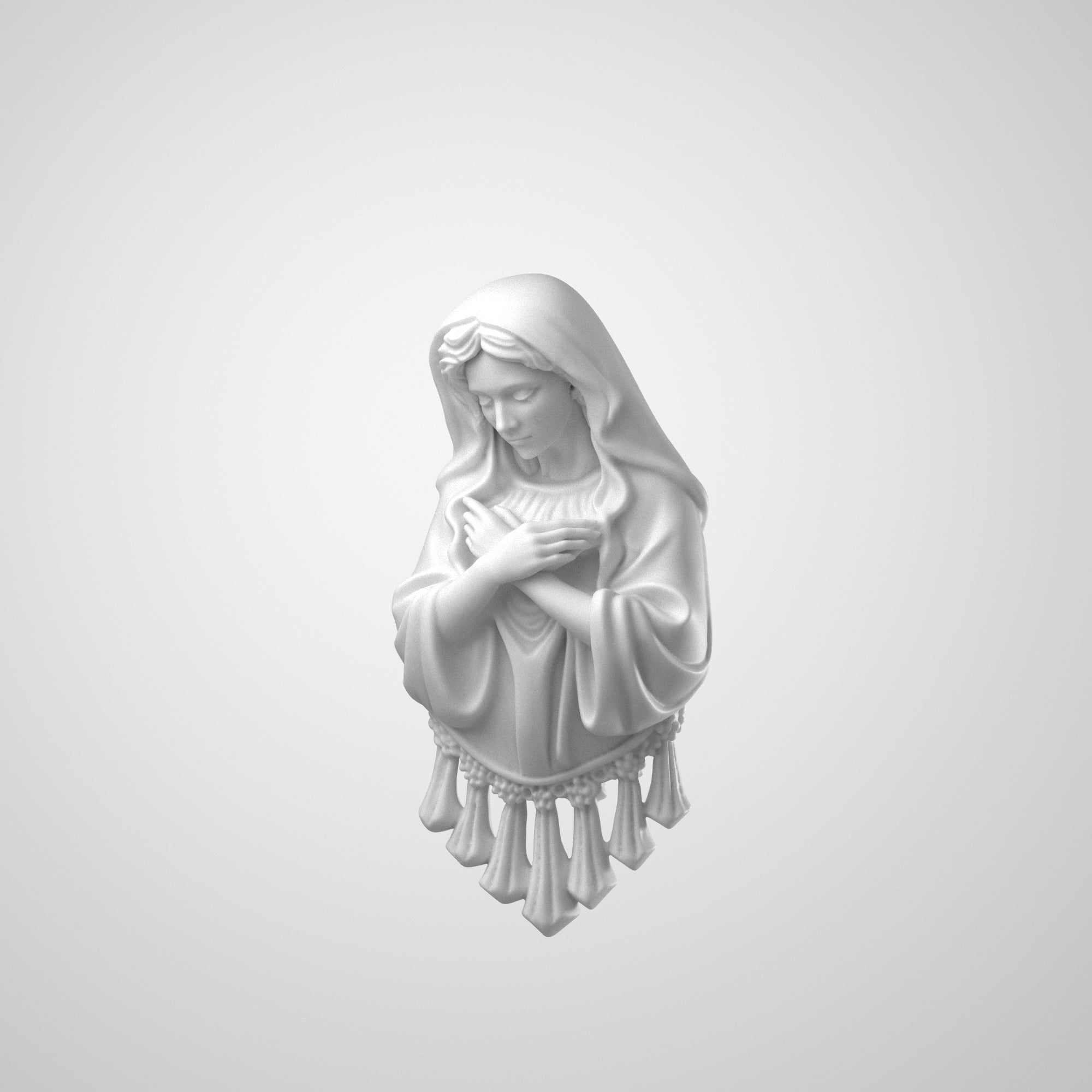 3D Our Lady's Tears Resin Mold