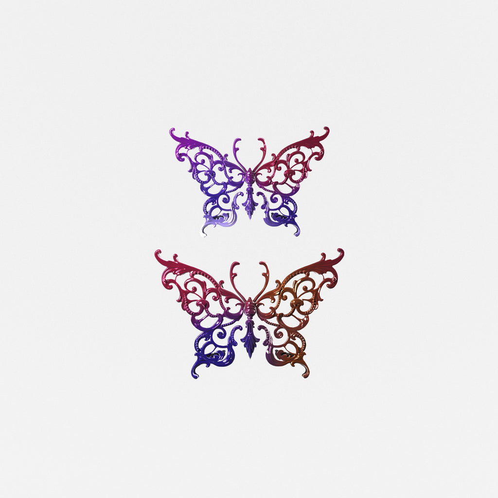 Baroque Hollow Butterfly Mold Set