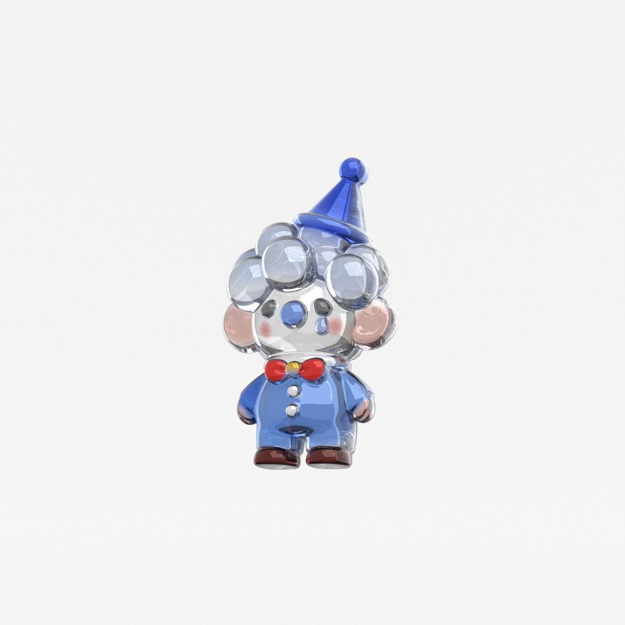 3D Cute Clown Resin Silicone Mold