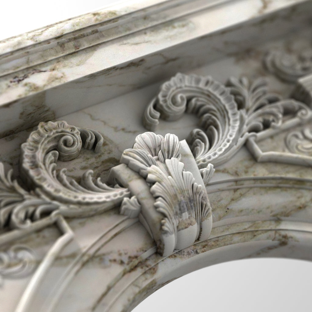Ornate Fireplace Arch Mold