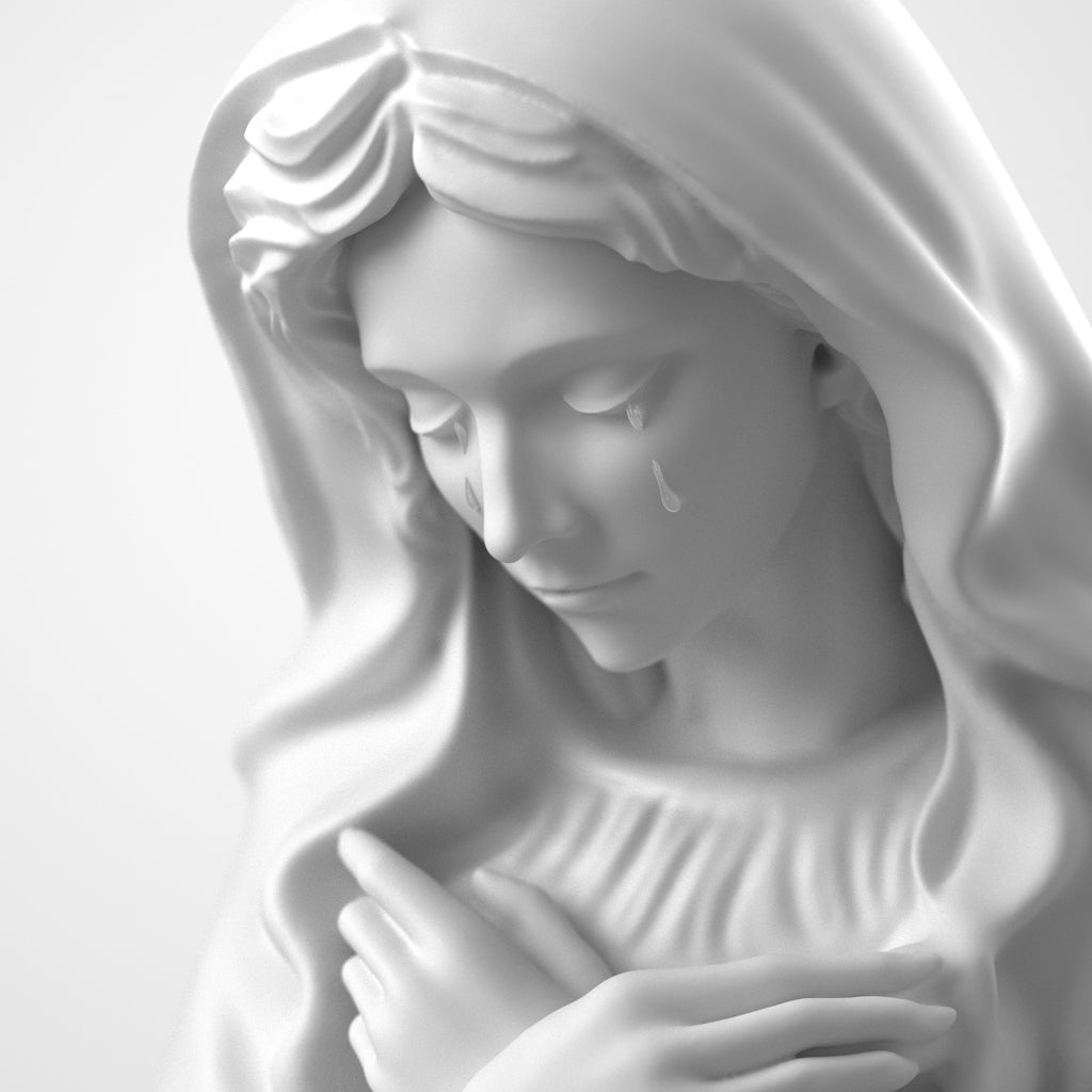3D Our Lady's Tears Resin Mold