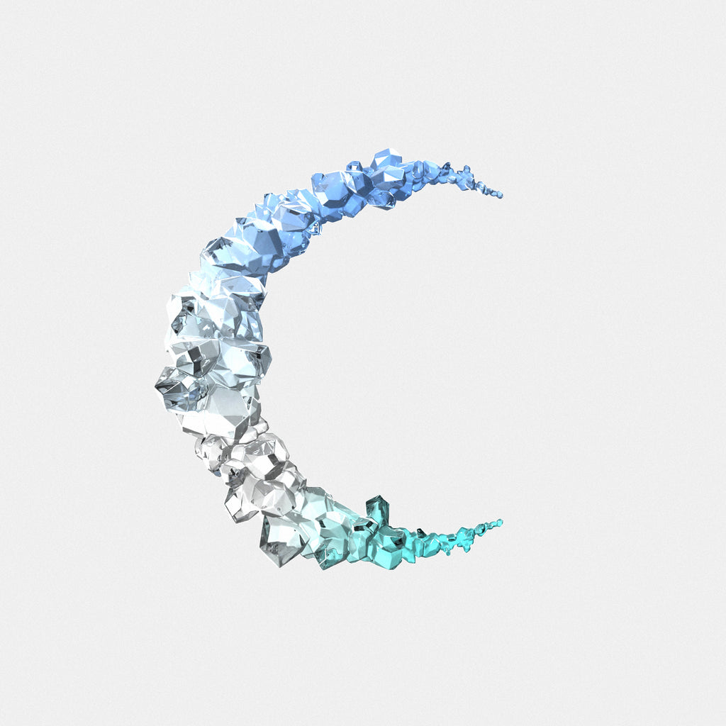 Crystal Crescent Moon Mold