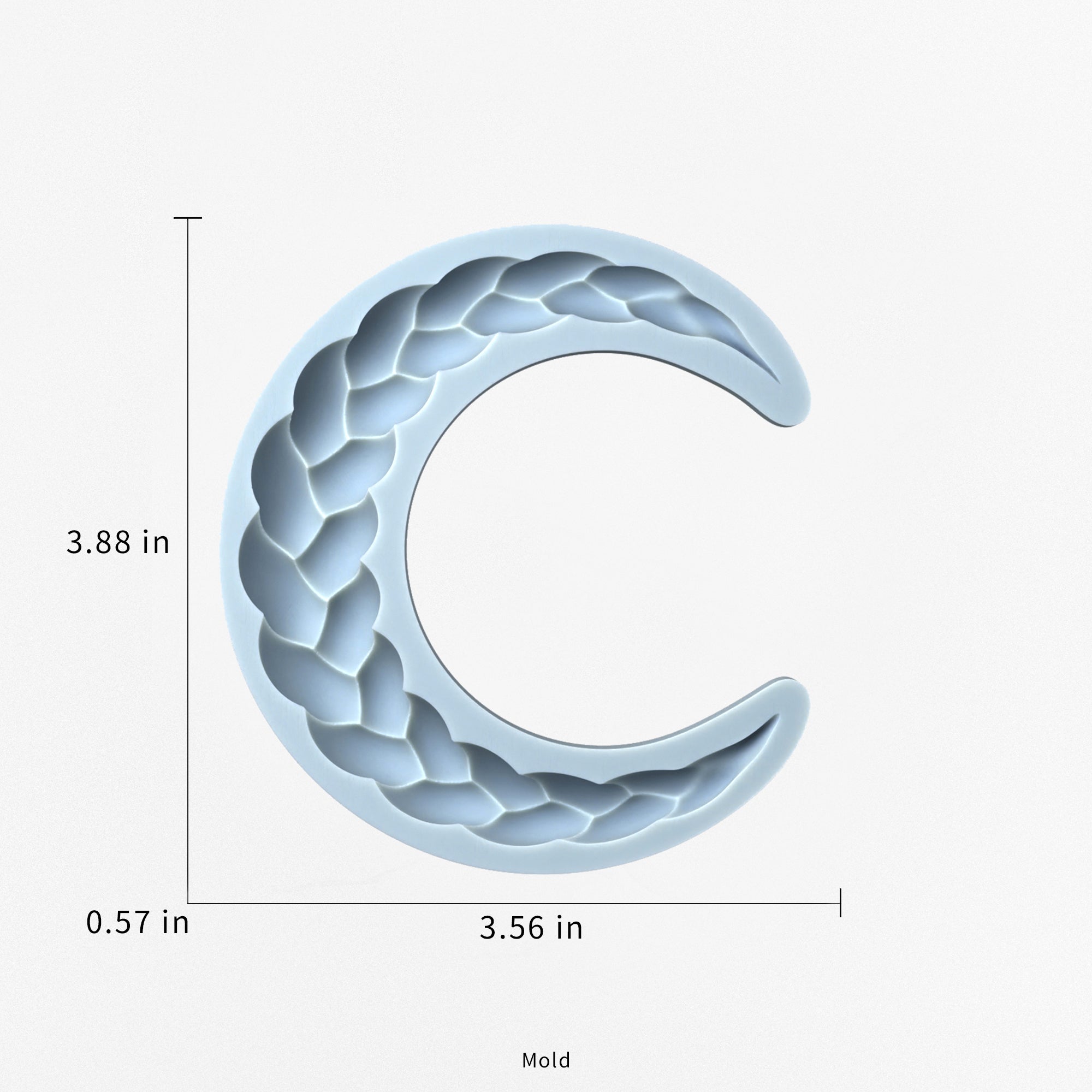 Twisted Crescent Moon Mold