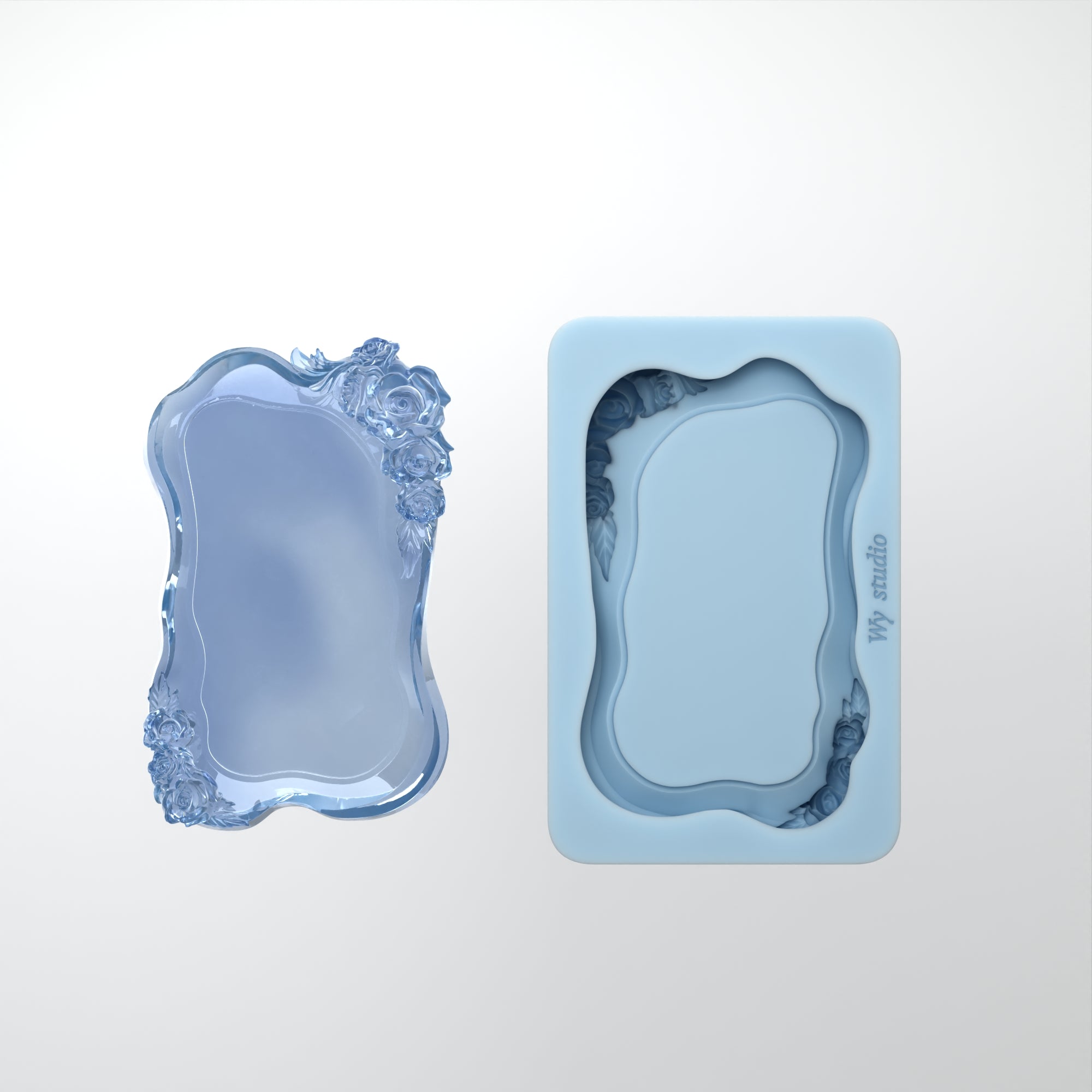 Dusk Rose Dish Mold