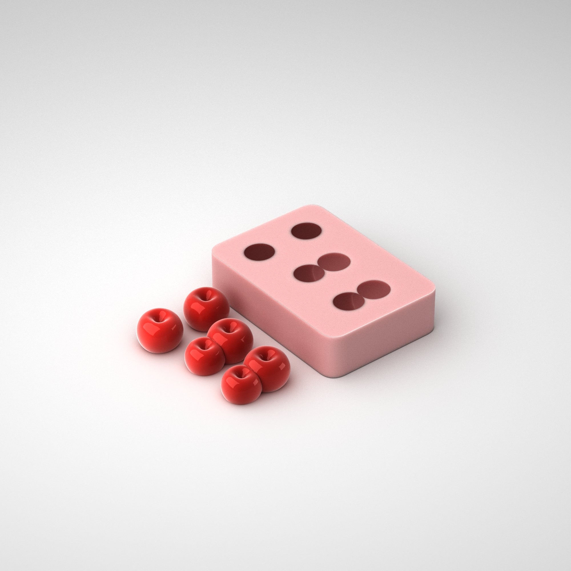 Dual-Style Cherry Silicone Mold