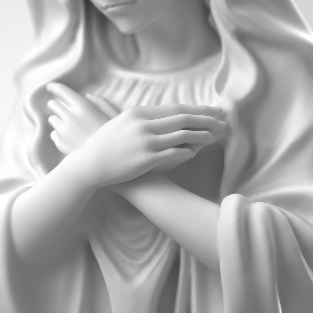 3D Our Lady's Tears Resin Mold
