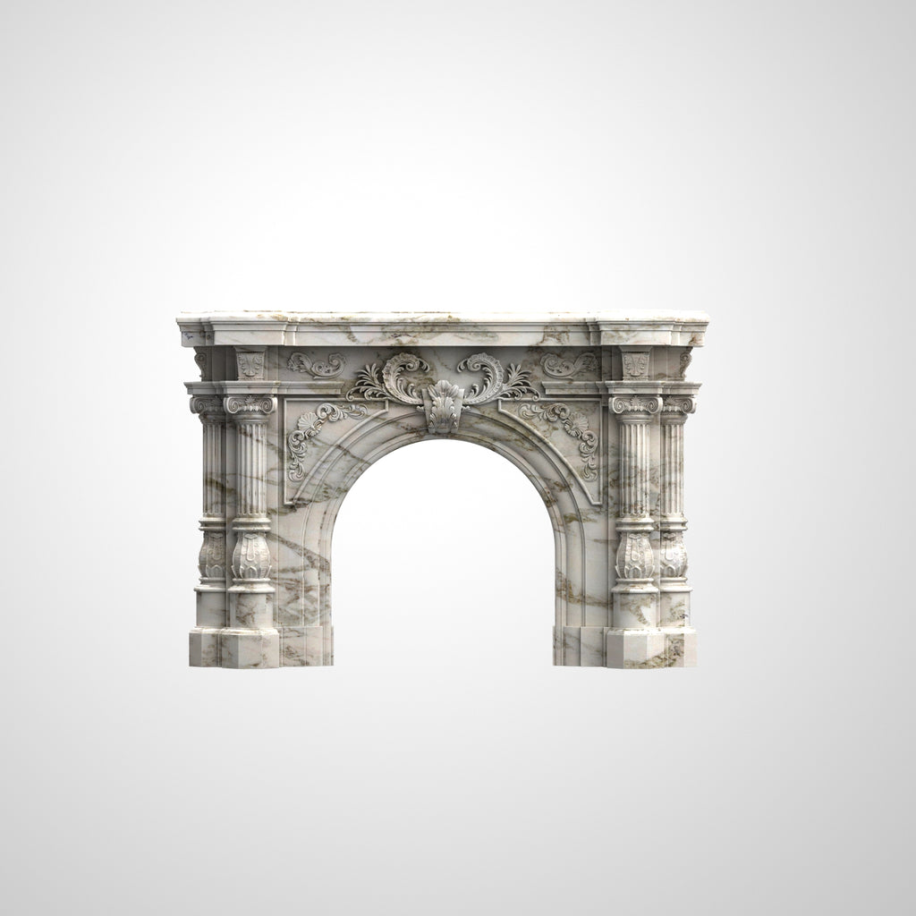 Ornate Fireplace Arch Mold