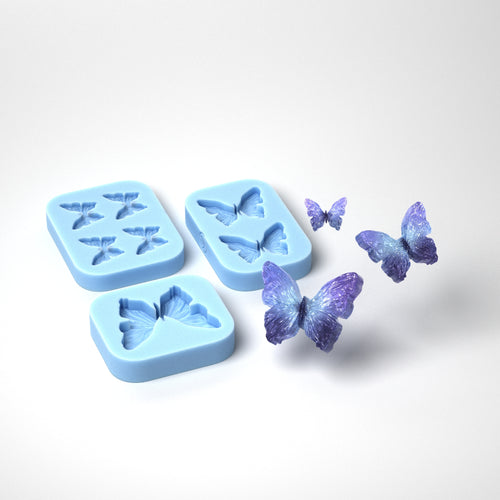 3D Butterfly Resin Mold Set with Dustproof Storage Case