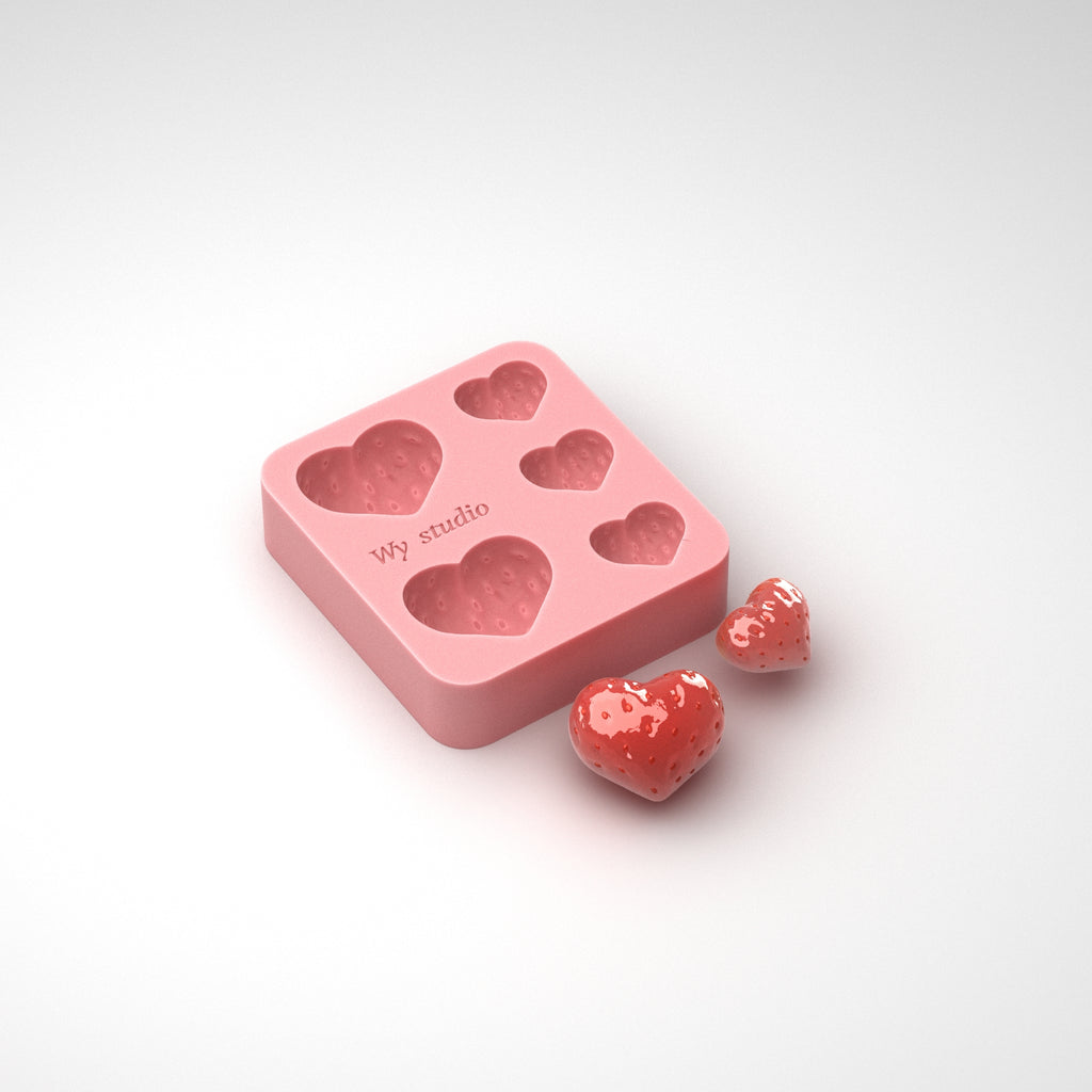 Heart-Shaped Strawberry Mold