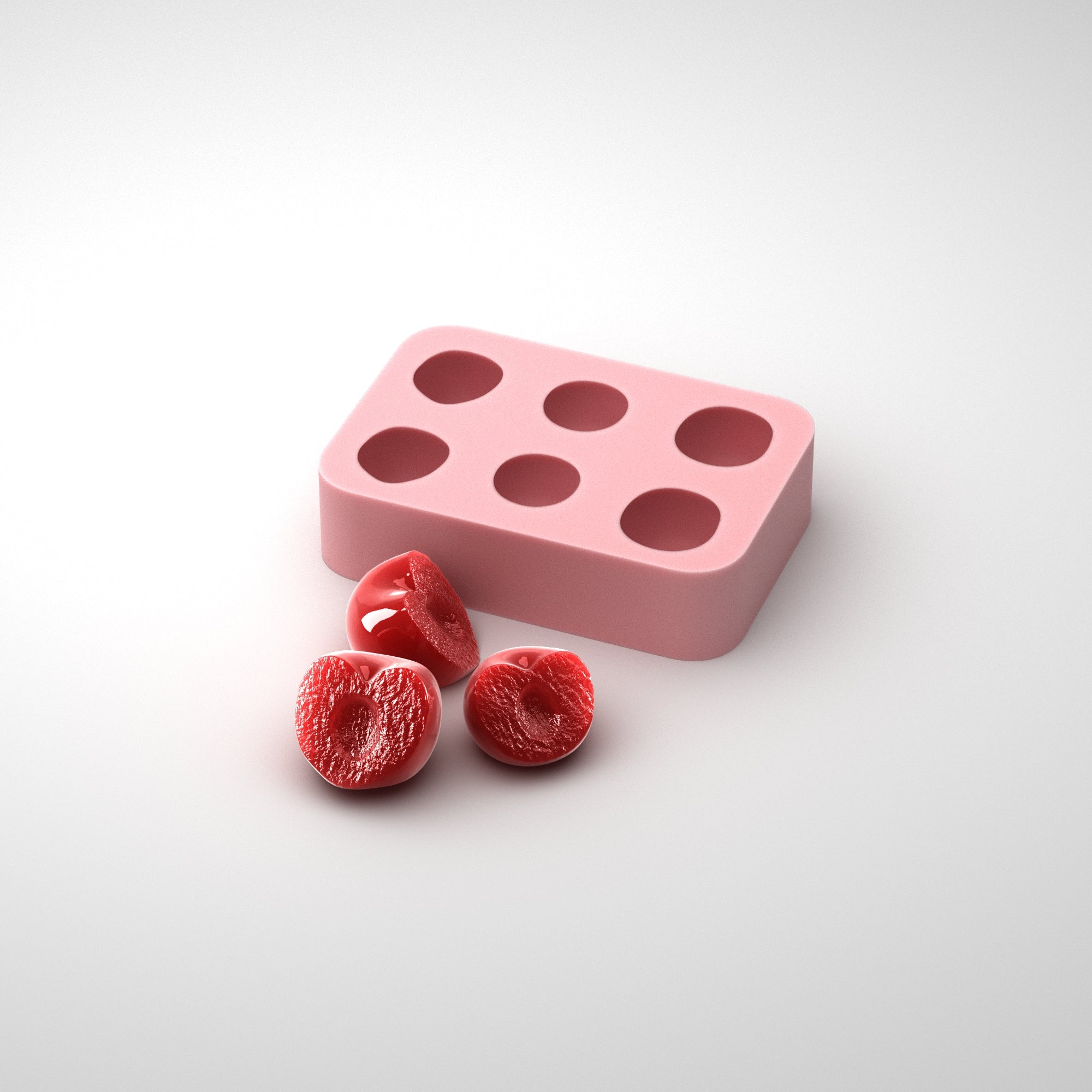 Half Cherry Silicone Mold