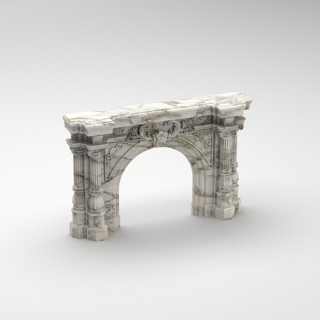 Ornate Fireplace Arch Mold