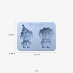 3D Cute Clown Resin Silicone Mold