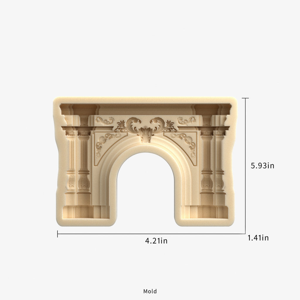 Ornate Fireplace Arch Mold