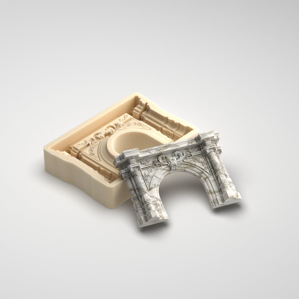 Ornate Fireplace Arch Mold