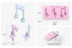 Star Guitar & Music Note Epoxy Resin Mold Set