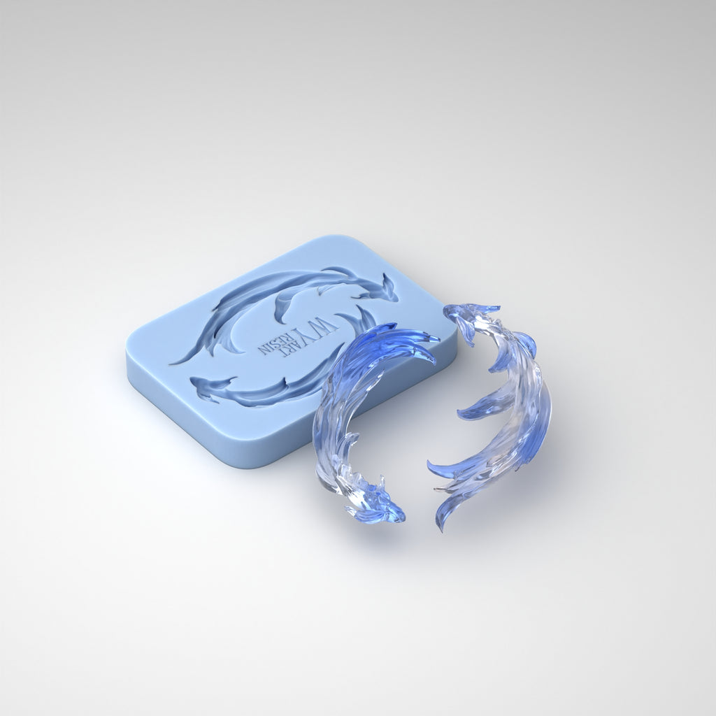 Crystal Koi Fish Silicone Mold