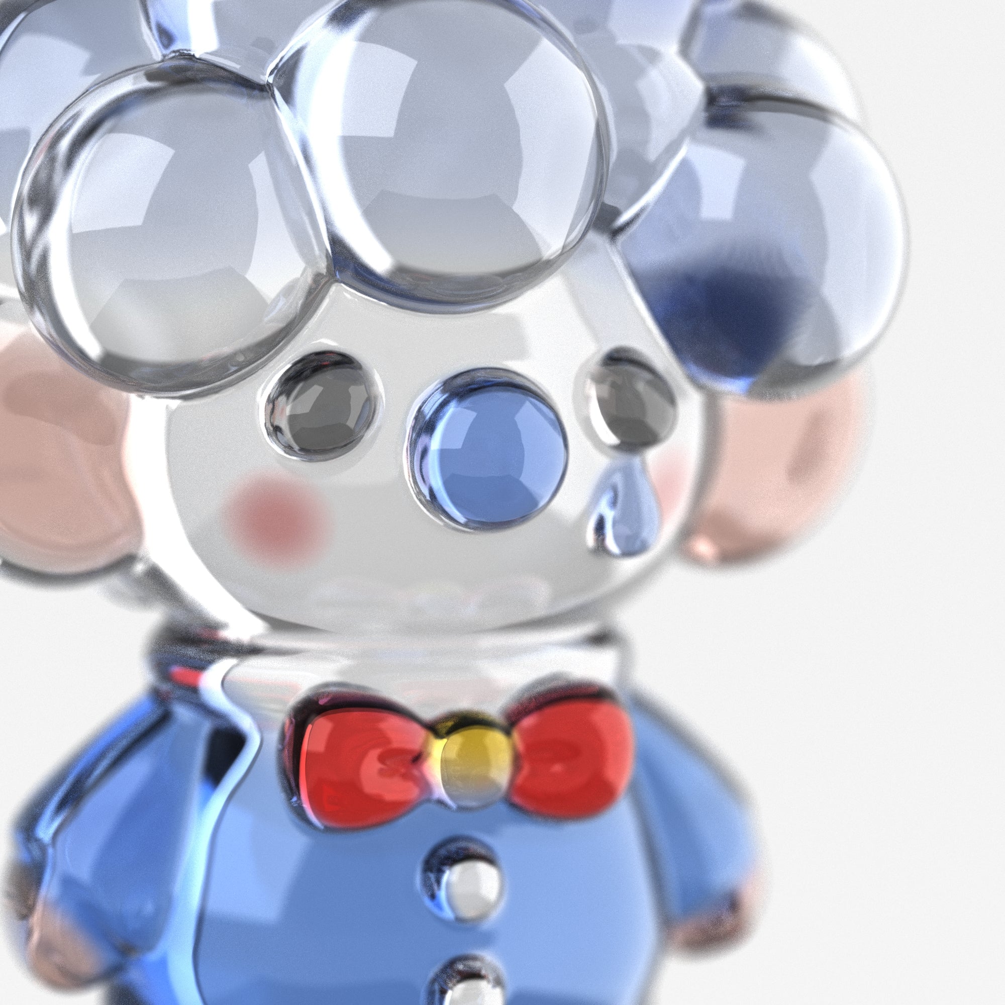 3D Cute Clown Resin Silicone Mold