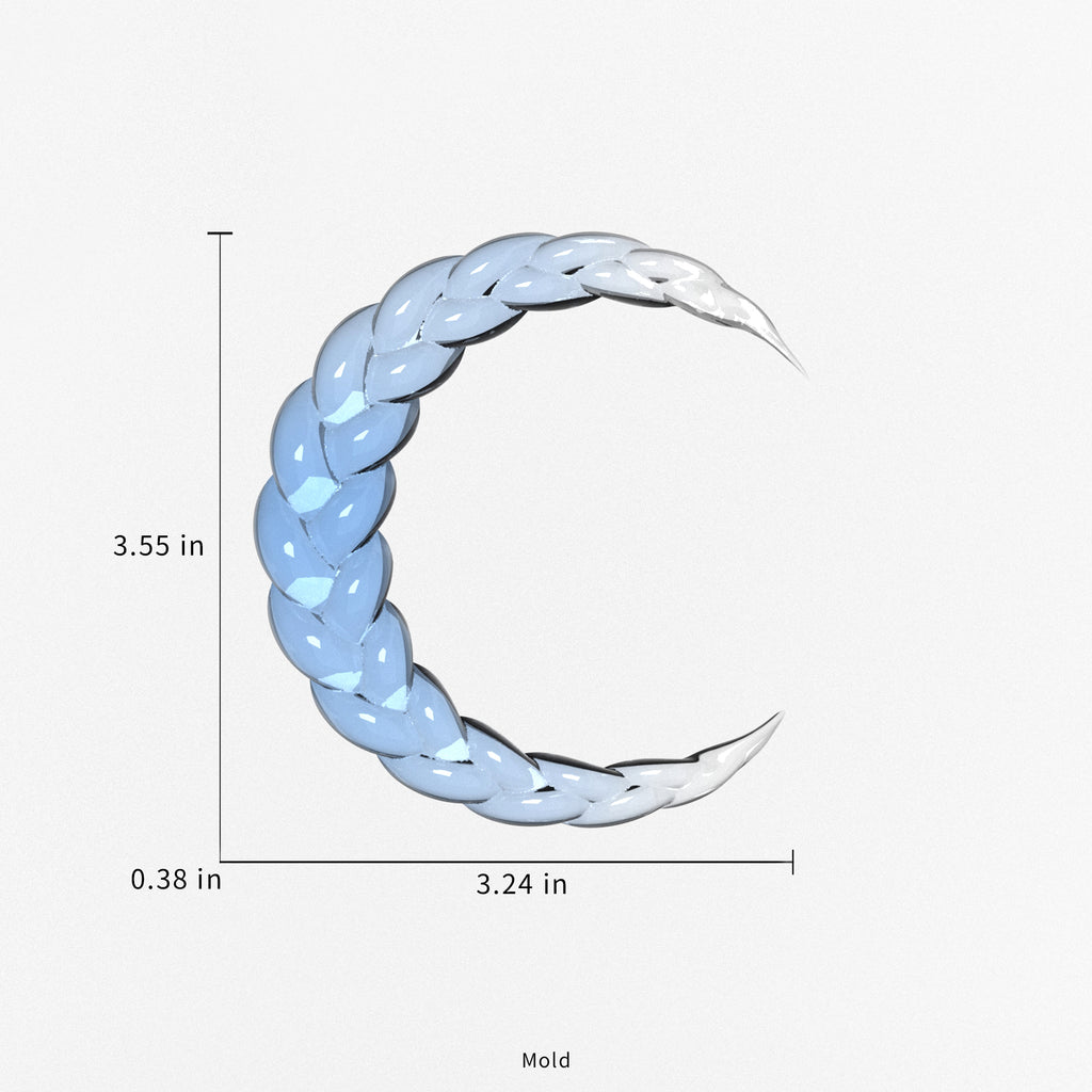 Twisted Crescent Moon Mold