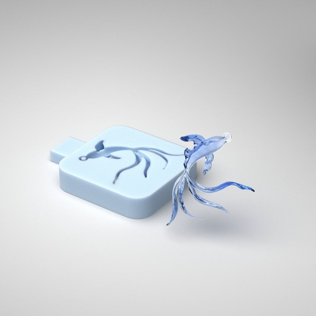 Flowing Tail Goldfish Silicone Mold