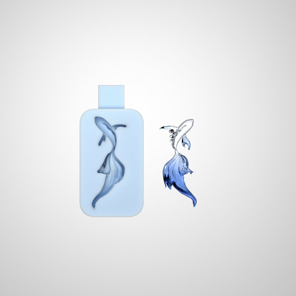 Flowing Tail Koi Fish Silicone Mold