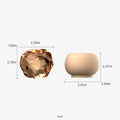 Diamond-Cut Artistic Apple Epoxy Resin Mold