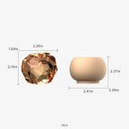 Diamond-Cut Artistic Apple Epoxy Resin Mold